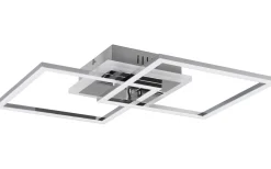Venida Plafond LED fyrkantig krom 4000K