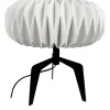 Ventnor Bordslampa 34cm Vit Pappersskärm/Svart