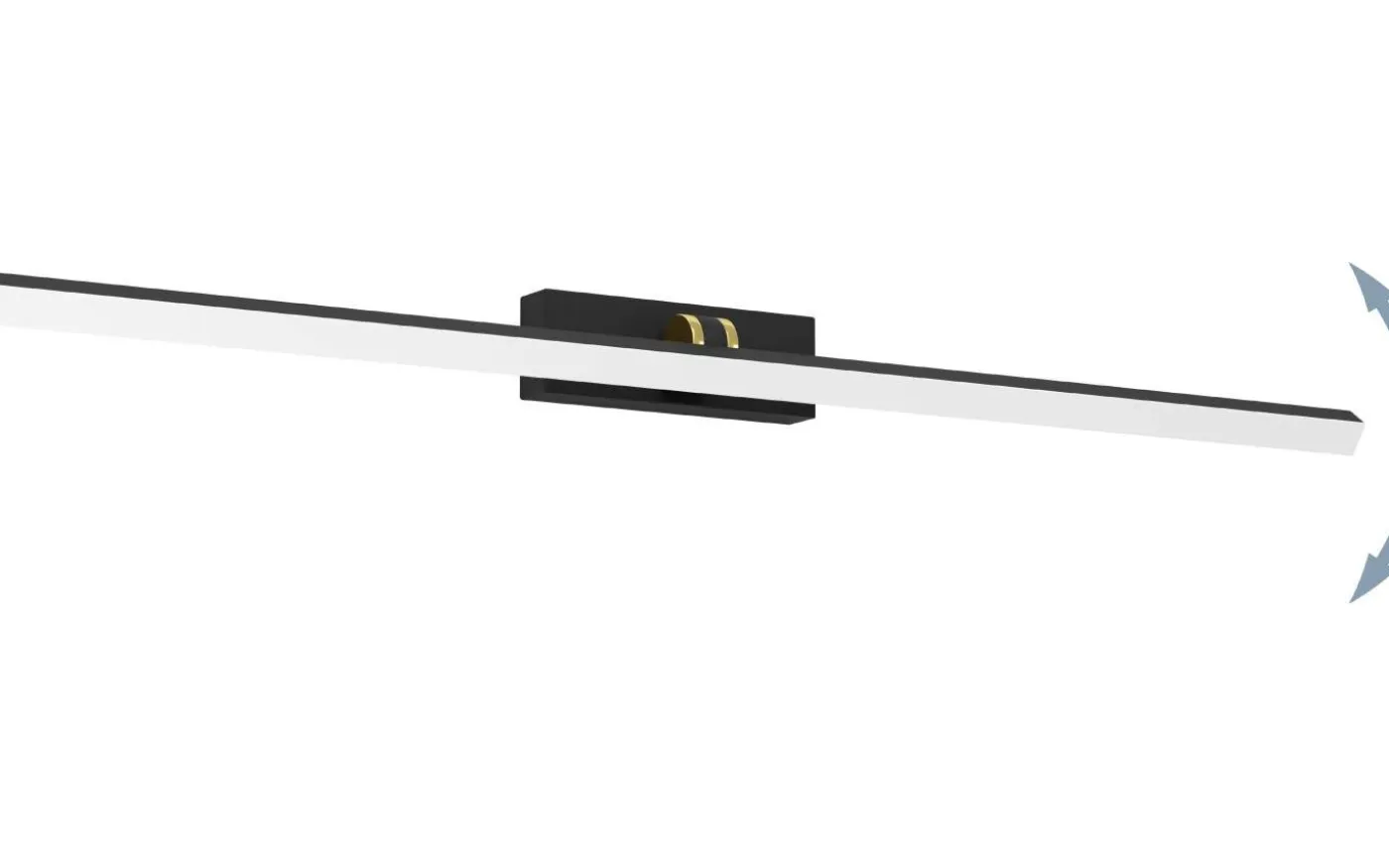 Verdello Spegelbelysning 60cm LED 3000/6500K 5W Svart IP44