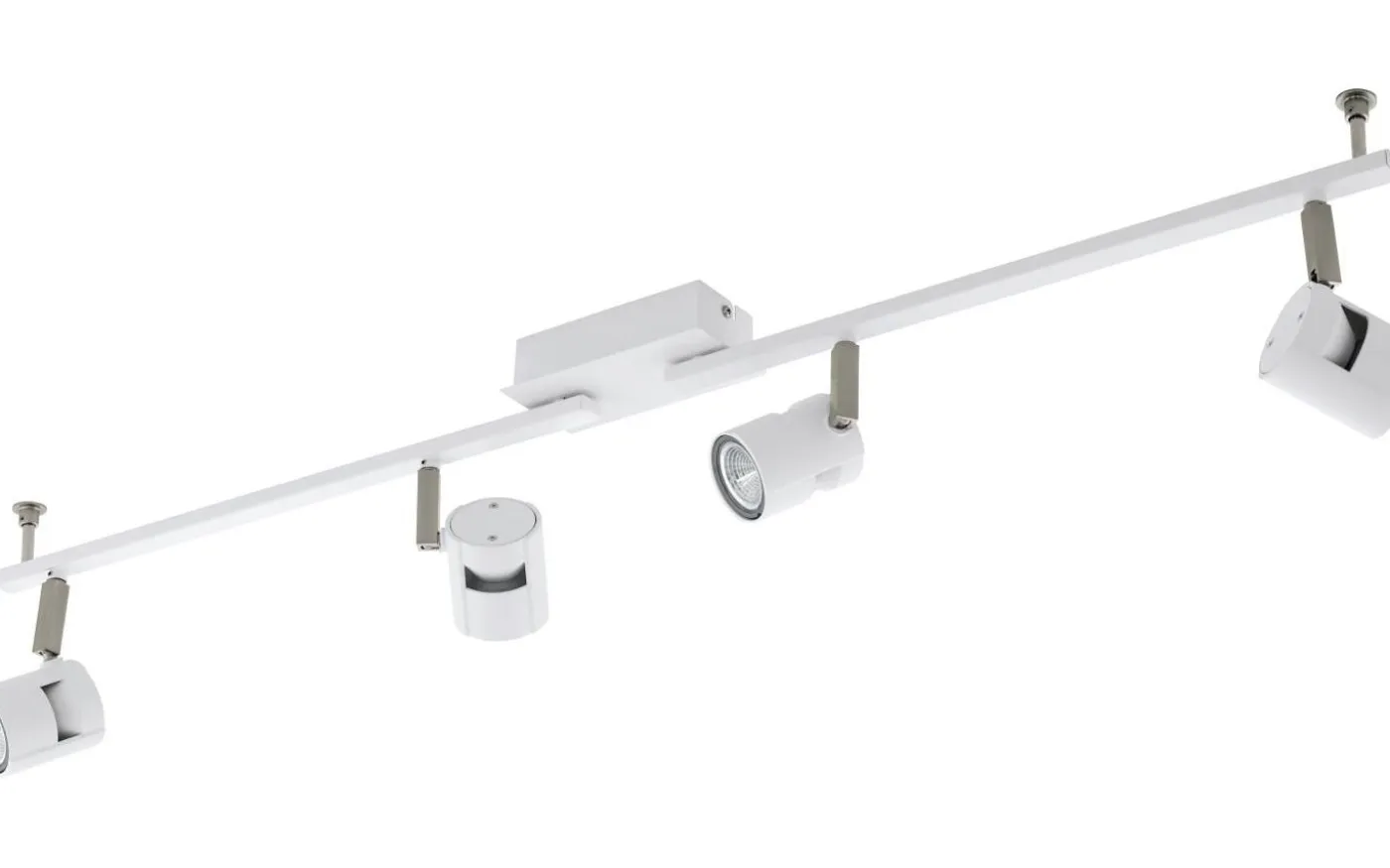 Vergiano Takspotlight 98cm 3-Steg DIM GU10 LED 3000K 4x5W Vit