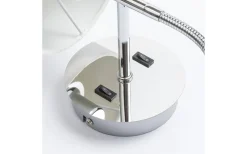 Versina Vägglampa Vit/Krom E27 + 3W LED 25° 3000K