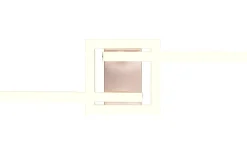 Viale Plafond LED i borstat stål