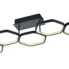 Vigo Plafond LED 5-delad mattsvart