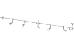 Vilanova Takspotlight 200cm GU10 LED 3000K 5x2,8W Krom