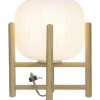 Vinda Bordslampa 24cm Trä/Opalvit