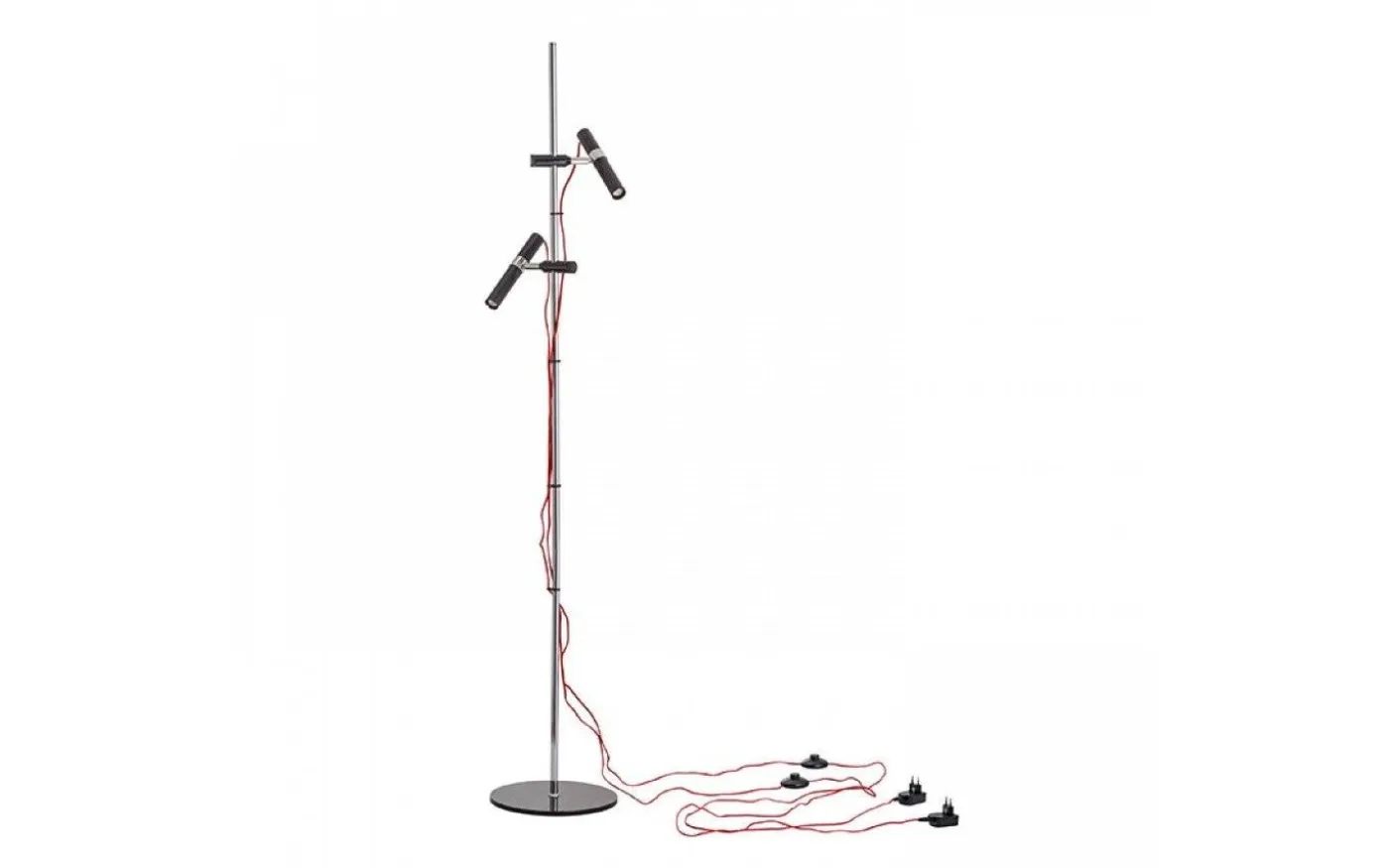Viper Golvlampa 151cm Svart/Krom LED 2x3W 3000K