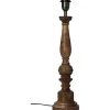 Virkes Lampfot 57cm Brun/Borstad Mässing