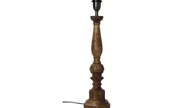 Virkes Lampfot 57cm Brun/Borstad Mässing