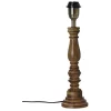 Virkes Lampfot 40cm Brun/Borstad Mässing