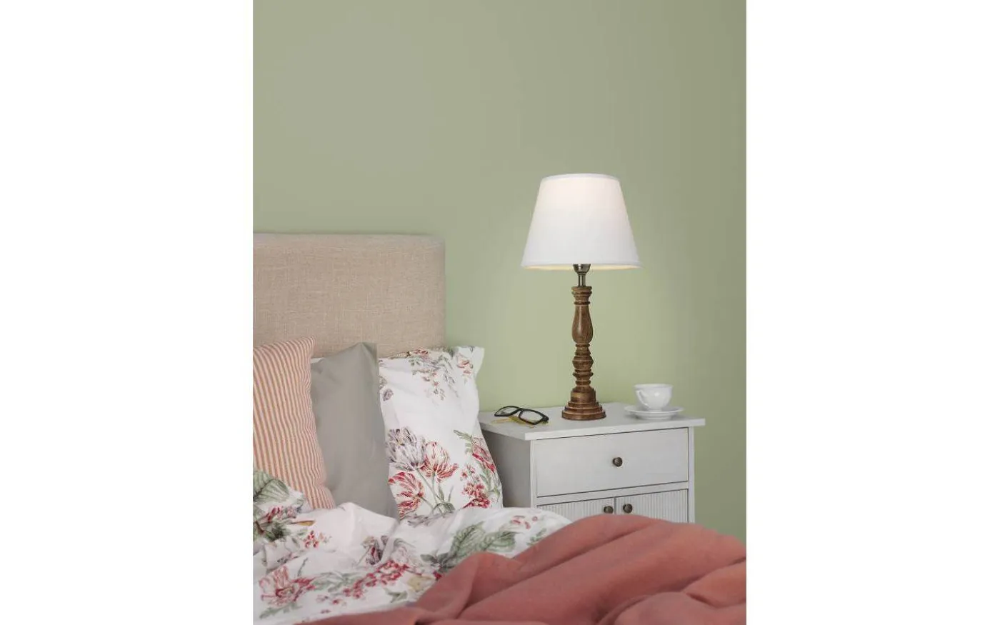 Virkes Lampfot 40cm Brun/Borstad Mässing