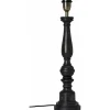 Virkes Lampfot 57cm Svart/Borstad Mässing
