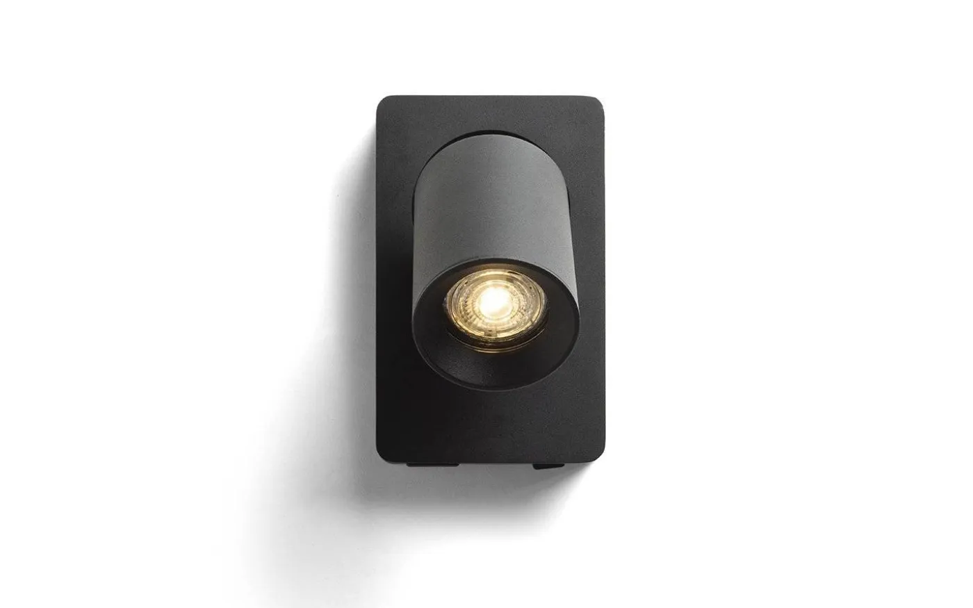 Voltera Vägglampa med USB Svart
