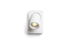 Voltera Vägglampa med USB Vit
