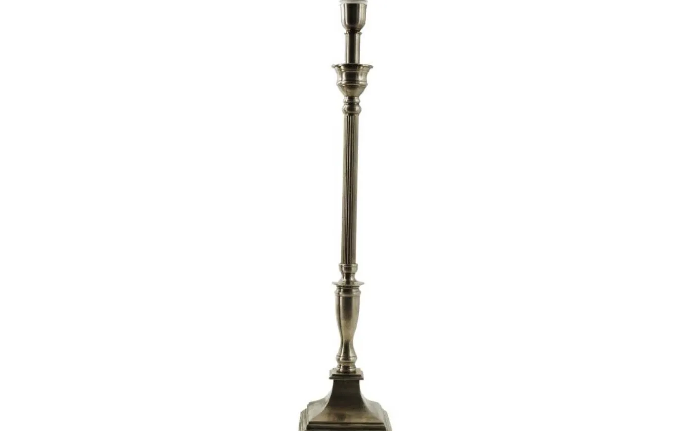 Waldorf XL Lampfot 70cm Antik Silver