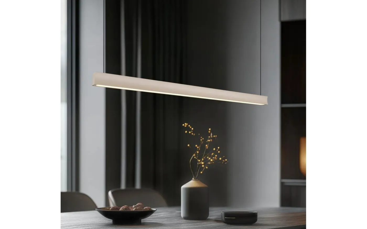 Wallace Taklampa LED varm beige