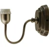 Wally Vägglampa Antik Silver