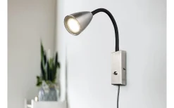 Wanda Vägglampa GU10 borstat stål