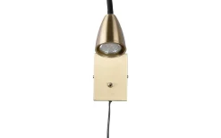 Wanda Vägglampa GU10 matt mässing