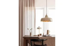 Wells Bordslampa 50cm Beige/Guld