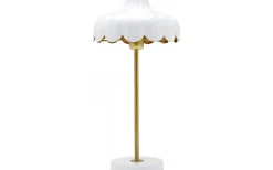 Wells Bordslampa 50cm Vit