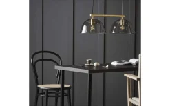 Wendo Taklampa 70cm 2L Mässing/Rök