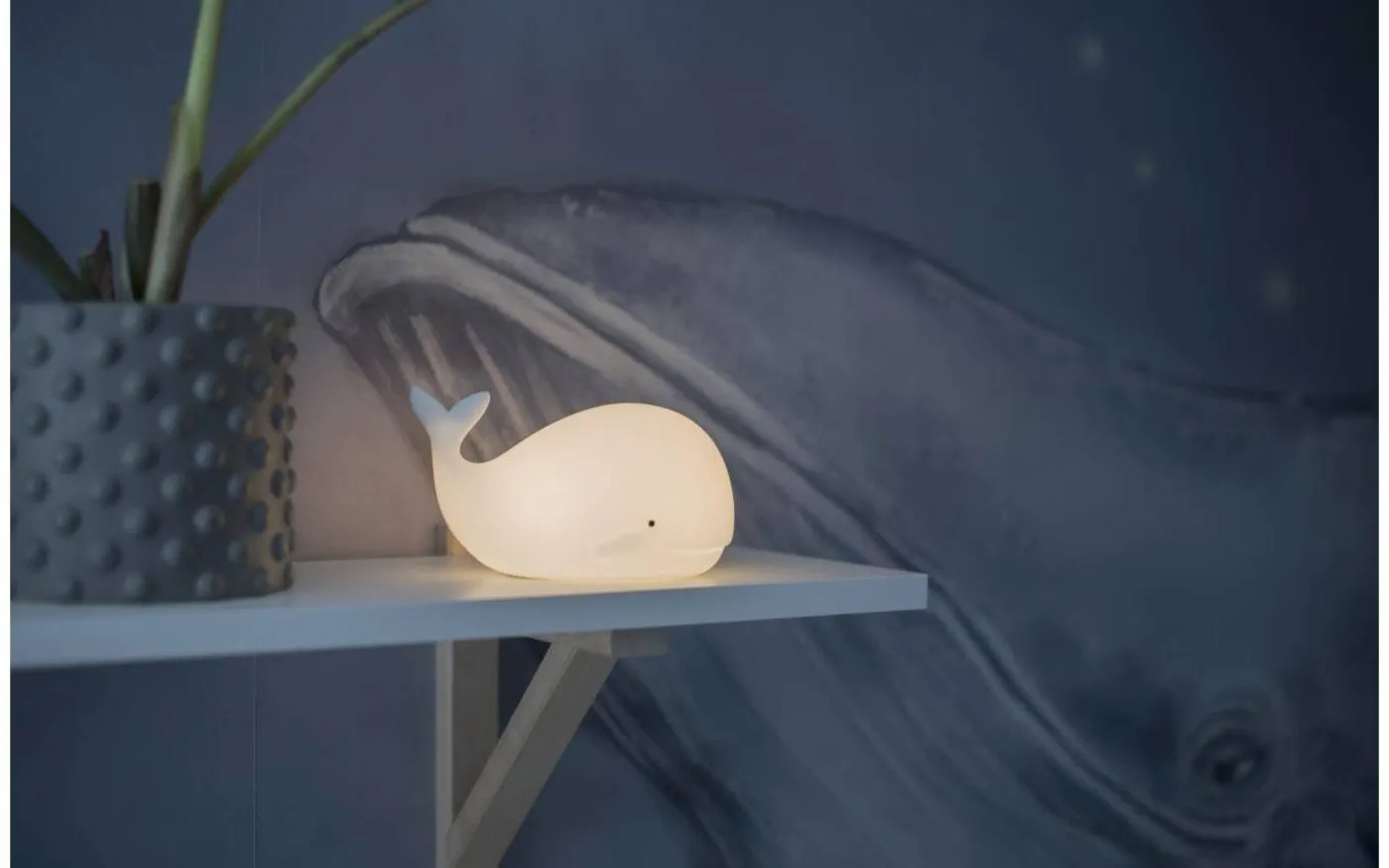 Whale Batteridriven Nattlampa Multi