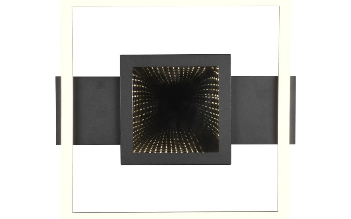 Wheeler Plafond LED fyrkantig mattsvart 3000K