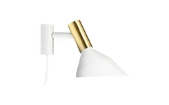 Why Vägglampa Vit/Mässing