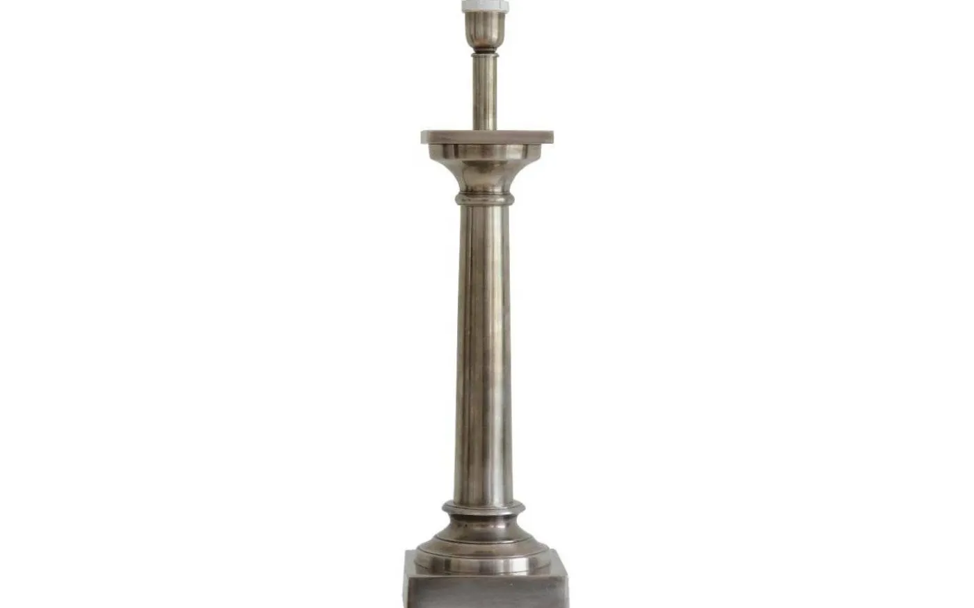 Winchester Lampfot 63cm Antik Silver