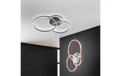Winona Plafond LED borstad stål RGB