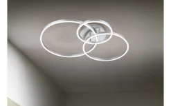 Winona Plafond LED borstad stål RGB