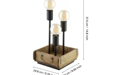 Wootton Bordslampa 38cm Svart