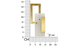 Yacht Vägglampa 33cm Guld