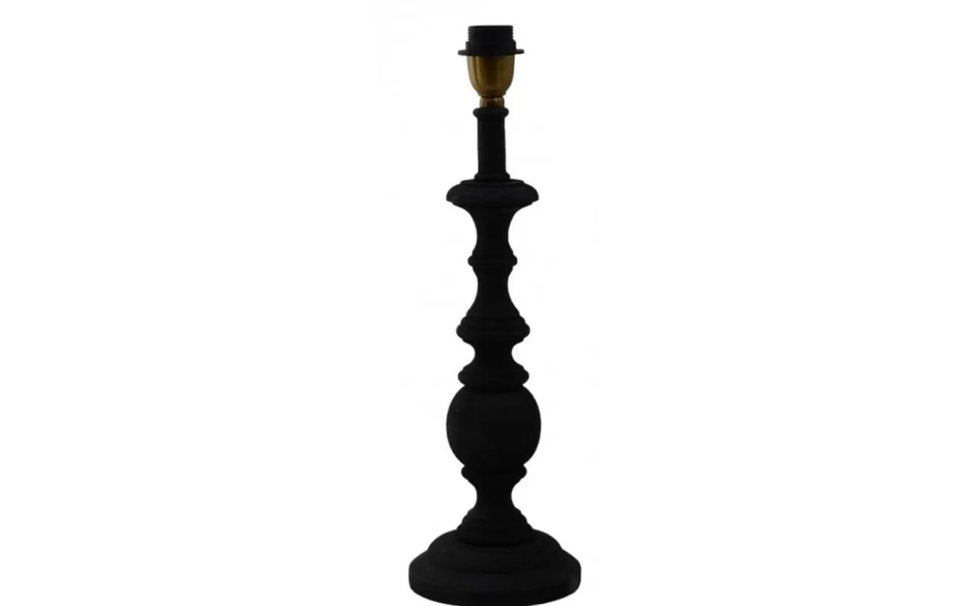 Yorkshire Lampfot 46cm Antik Svart
