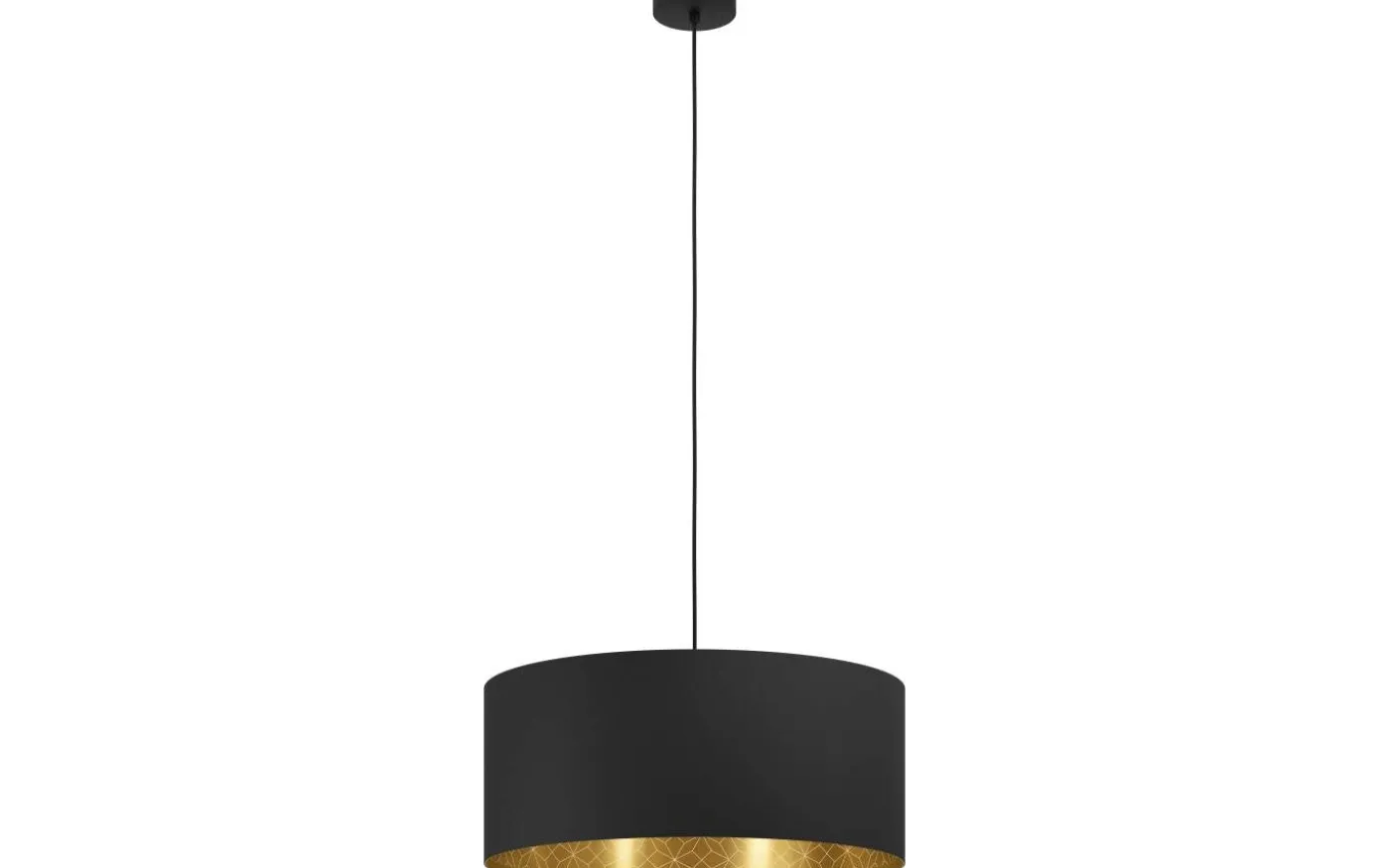 Zaragoza Taklampa 53cm Svart/Guld
