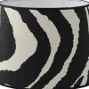 Zebra Lampskärm Ø30cm Svart/Vit