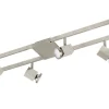 Zeraco Takspotlight 94cm GU10 LED 3000K 6x4,6W Nickel