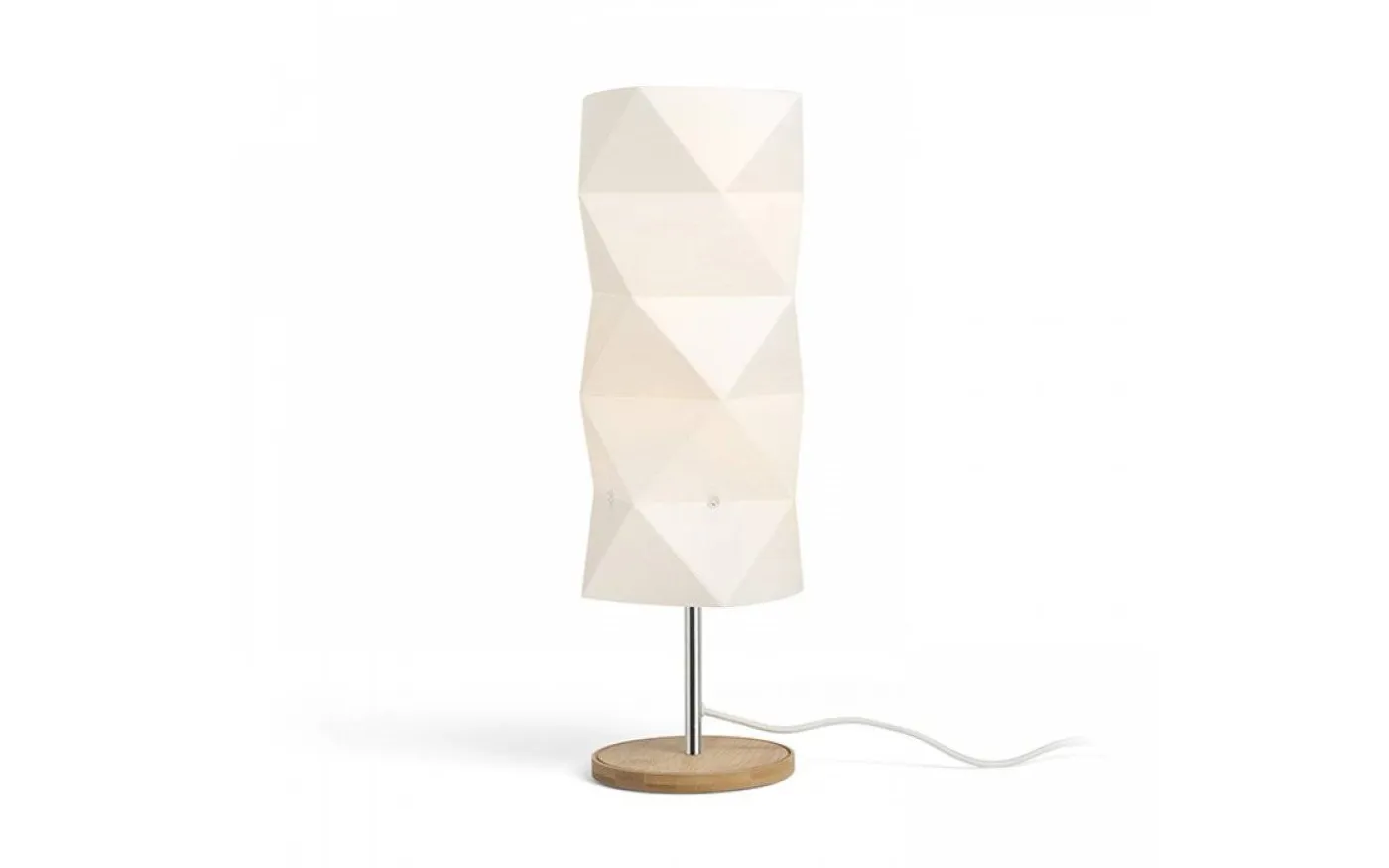 Zumba Bordslampa 47cm Vit/Trä/Krom