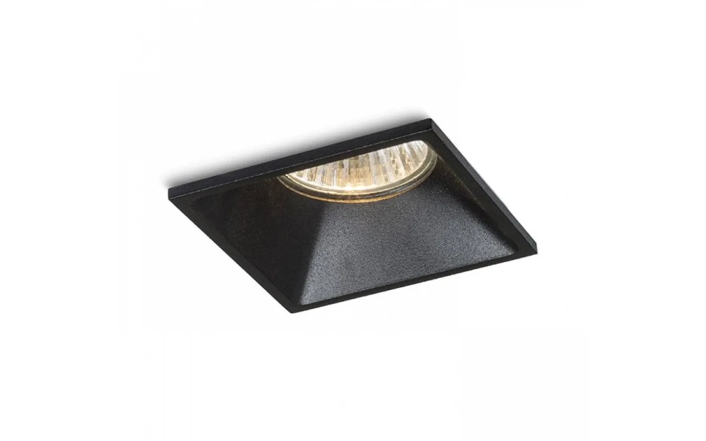 Zuri Sq Infälld Spotlight Svart GU10