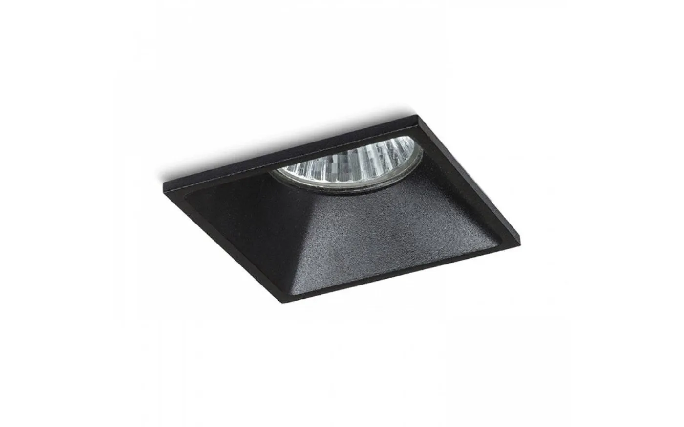 Zuri Sq Infälld Spotlight Svart GU10