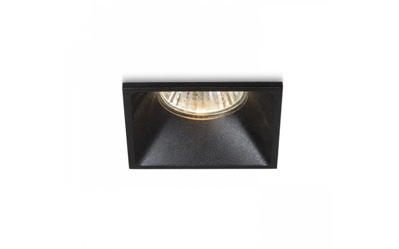 Zuri Sq Infälld Spotlight Svart GU10