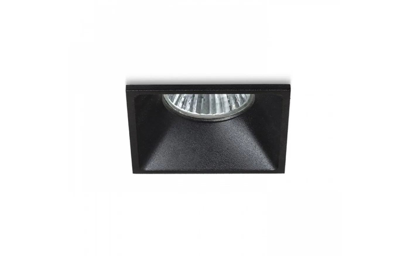Zuri Sq Infälld Spotlight Svart GU10